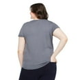 thumbnail image 2 of The Pink Closet Women's Plus Crew Neckline Tee, 2 of 3