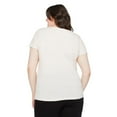 thumbnail image 2 of The Pink Closet Women's Plus Cherry Vibes Tee, 2 of 3