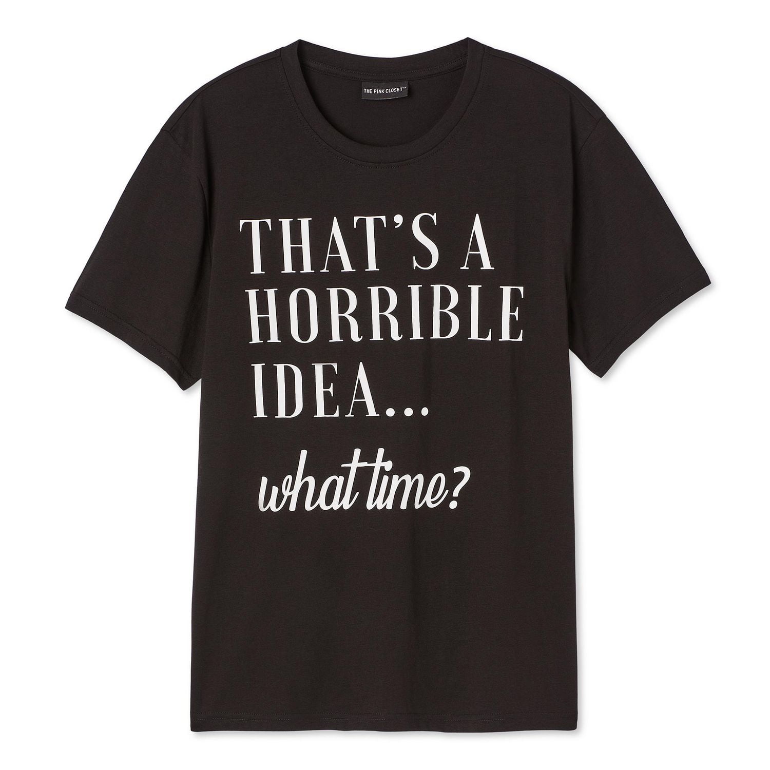 The Pink Closet Women's Boyfriend Fit Tee, Sizes XS-XL