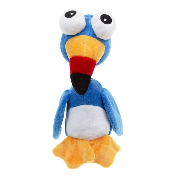 Only The Best For My Dog ®​ Stuffed Plush Squeaky Off Shore Bird Tug Dog Toy, Blue Bird