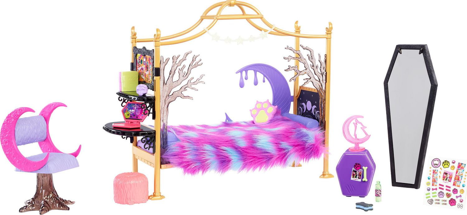 Monster High Toys, Clawdeen Wolf Bedroom Playset - Walmart.ca