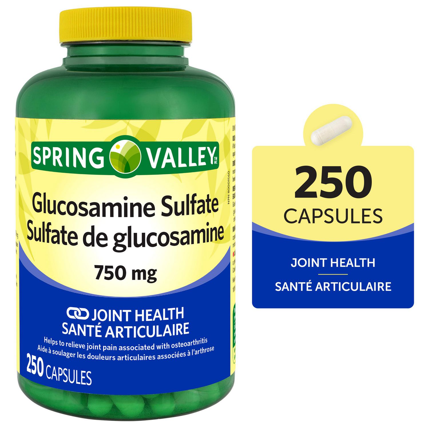Spring Valley Glucosamine Sulfate 750 mg