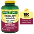 thumbnail image 1 of Spring Valley Huile De Lin 1000mg, 1 of 6