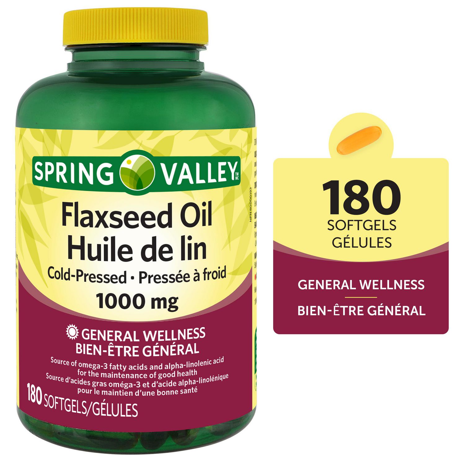 Spring Valley Flaxseed Oil 1000mg