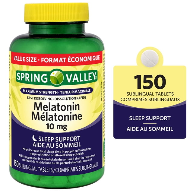 Spring Valley Melatonin 10mg VALUE SIZE