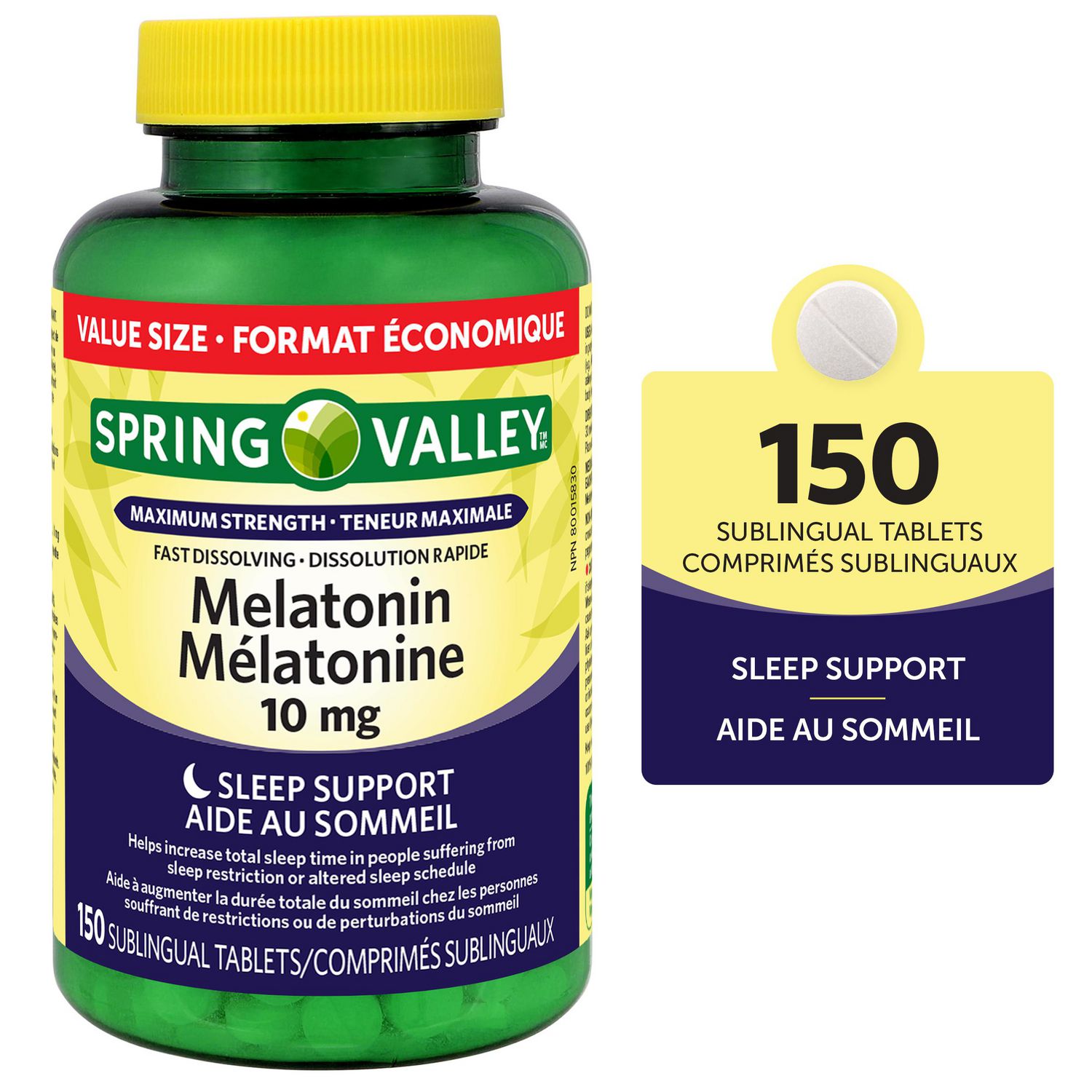 Spring Valley Melatonin 10mg VALUE SIZE