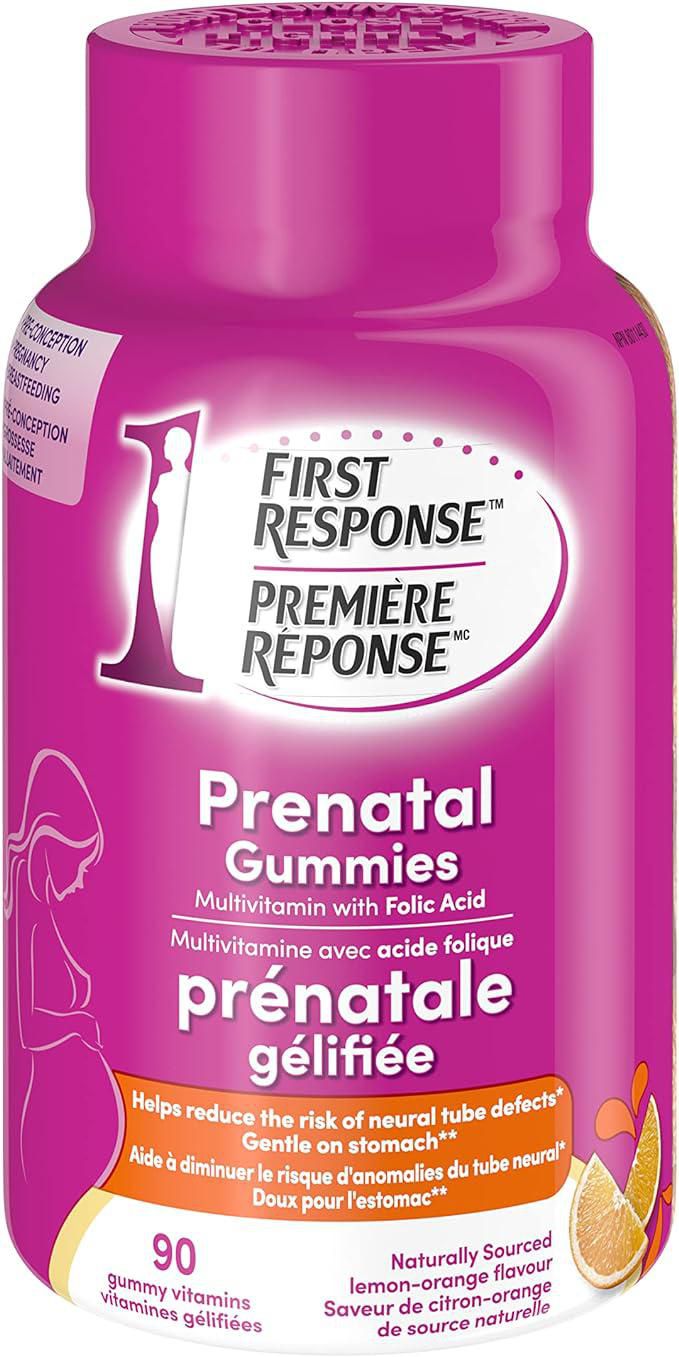 First Response Prenatal Gummy Multivitamin with Folic Acid- 90 Count (45-Day Supply)