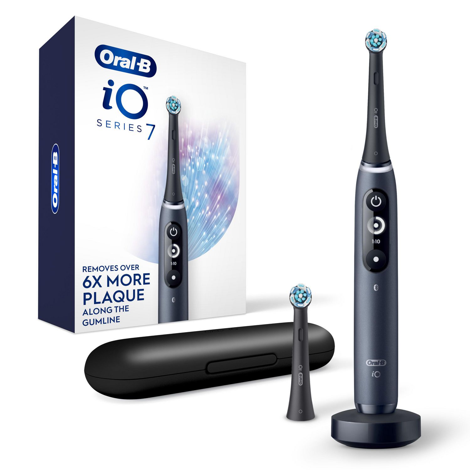 Oral-B iO Series 7 Electric Toothbrush with 2 Brush Heads, iO7 Rechargeable  Power Toothbrush