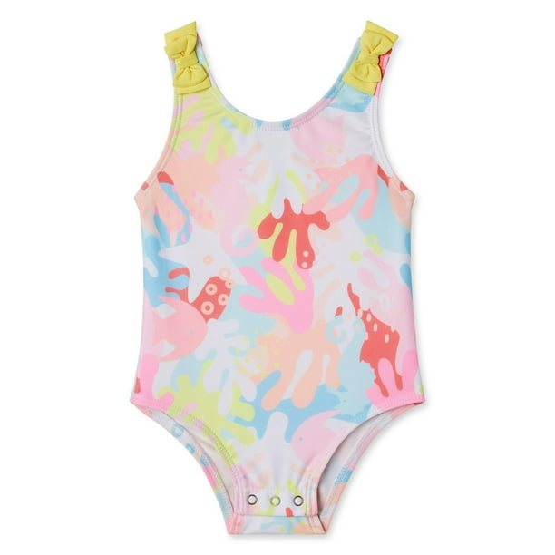 Baby Girls' Bow Swimsuit 1Piece Walmart.ca