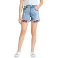 thumbnail image 1 of Justice Girls' Sequin Pocket Jean Short, 1 of 3
