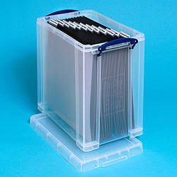 Really Useful Box® Boite de 25 Litres transparent