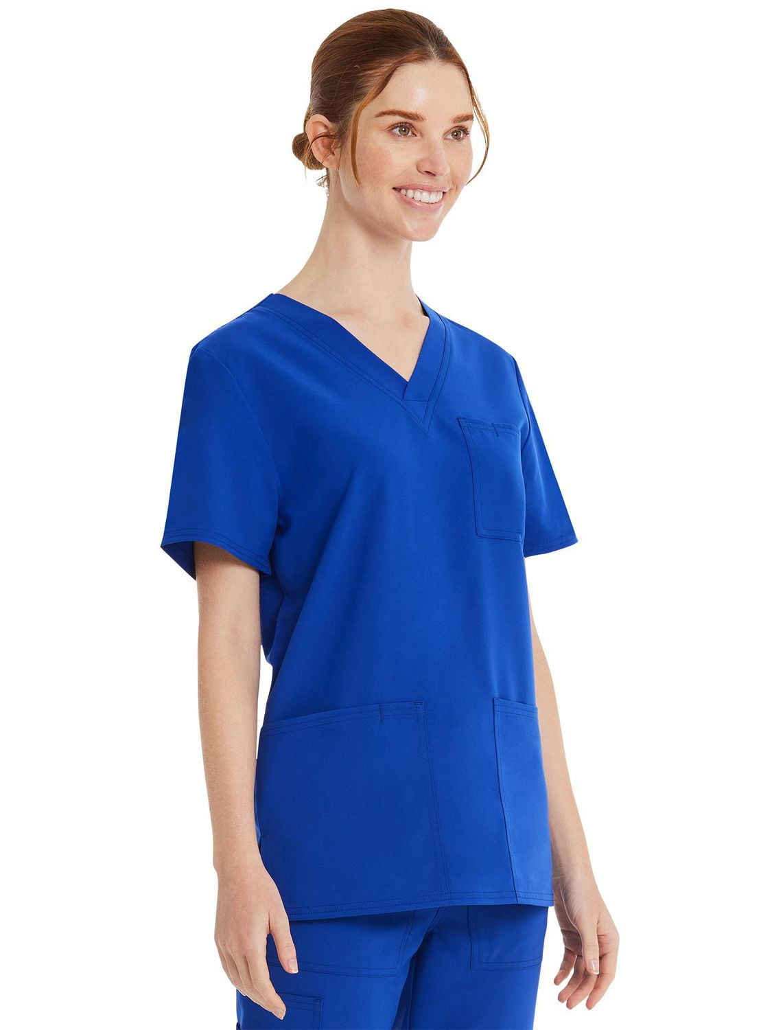 Haut d’uniforme médical à encolure en V Core Essentials unisexe Scrubstar WC846