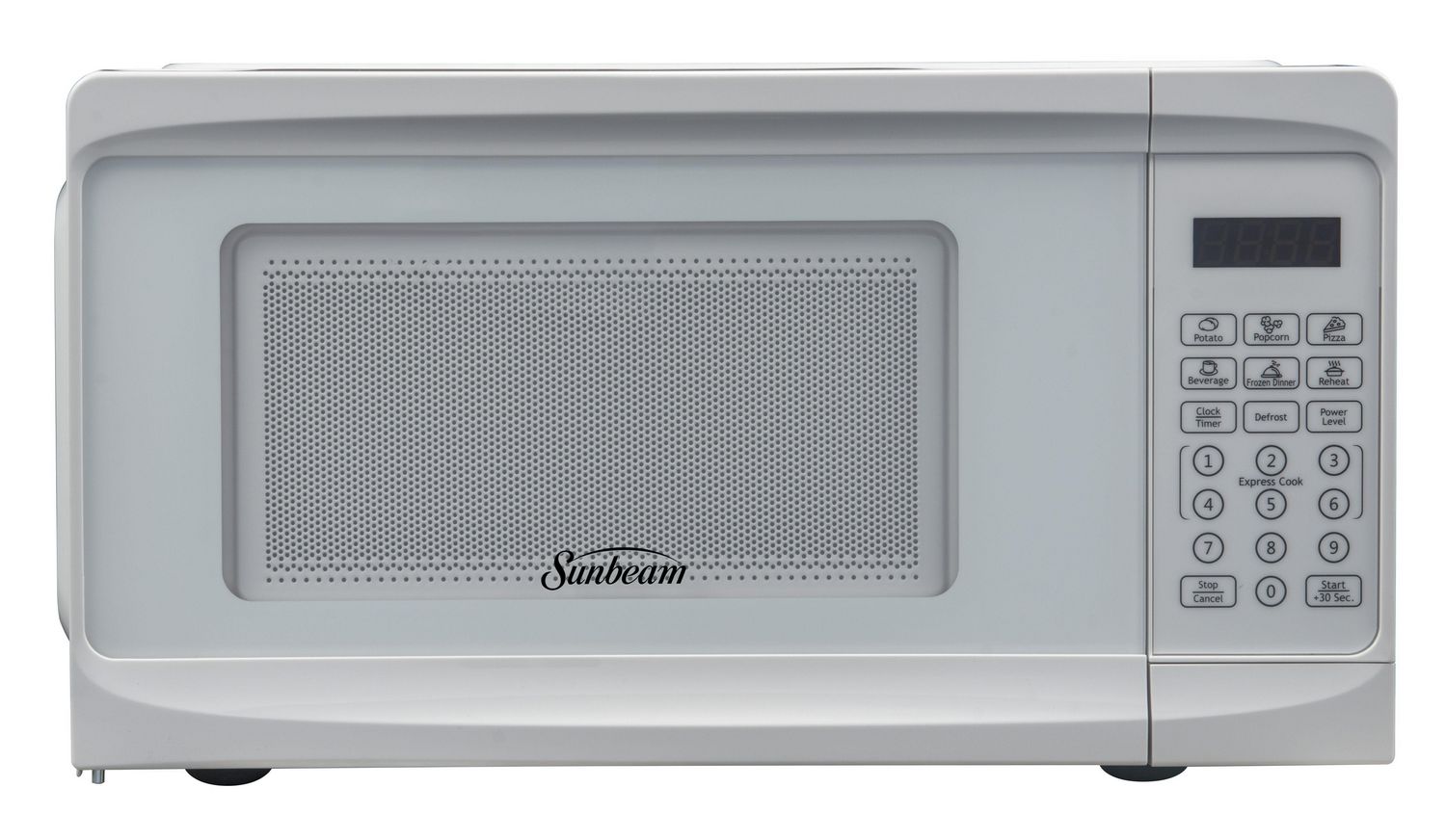 Sunbeam 0.7 cu ft White Counter Top Microwave Walmart Canada
