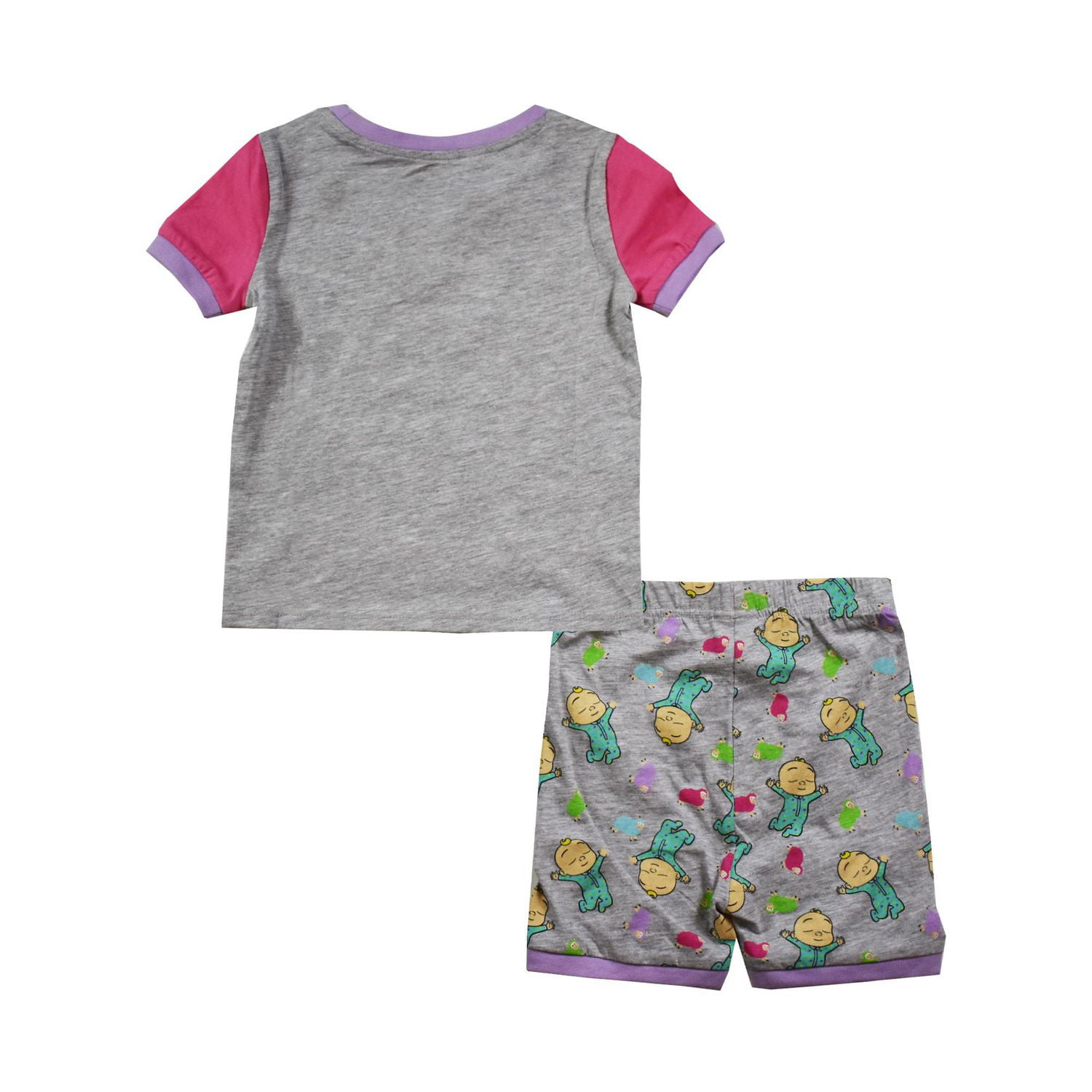 Girls Toddler Cocomelon 2 Piece Jj's Bedtime Set