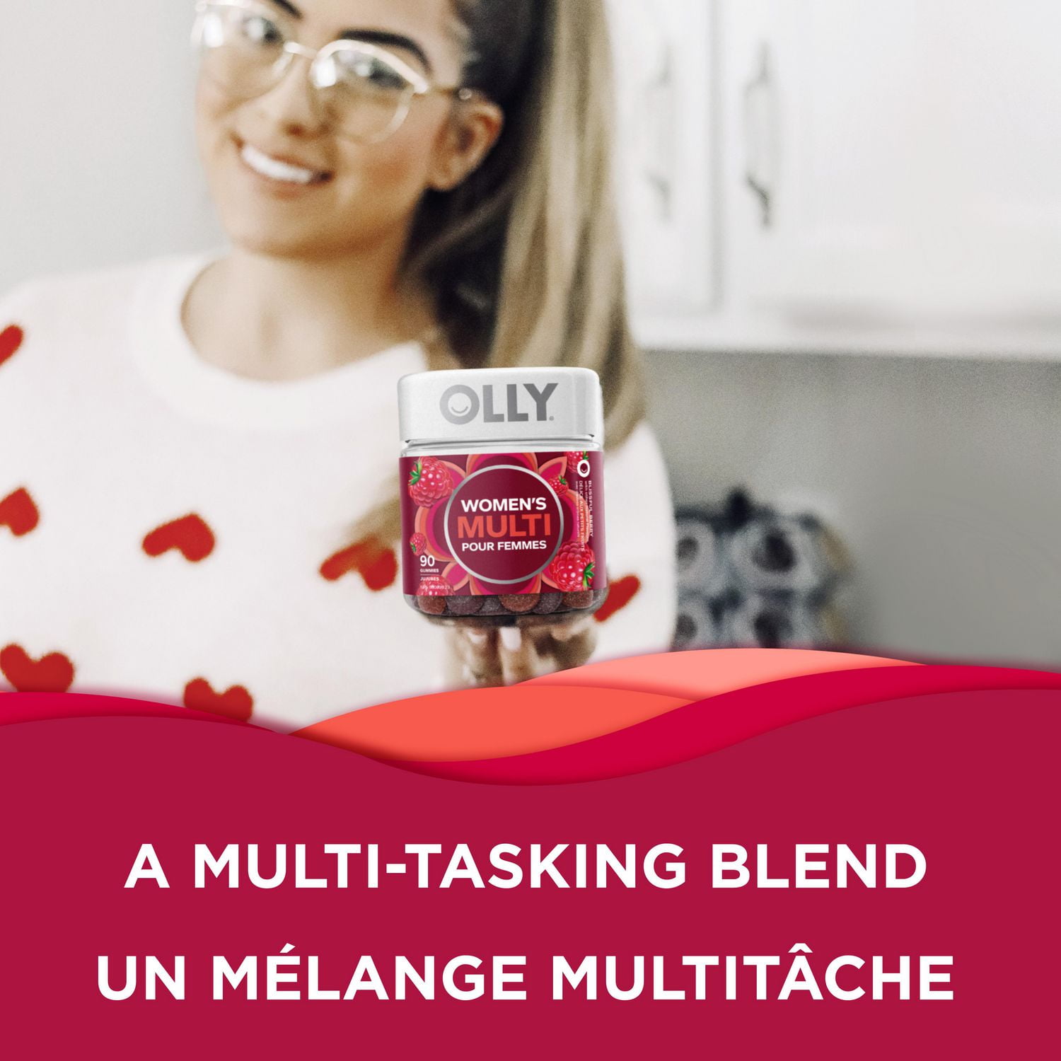 Olly Blissful Berry Women's Multi Vitamin, 45 day supply Vitamin