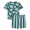 thumbnail image 2 of George Baby Boys' Two Piece Henley Set, 2 of 2