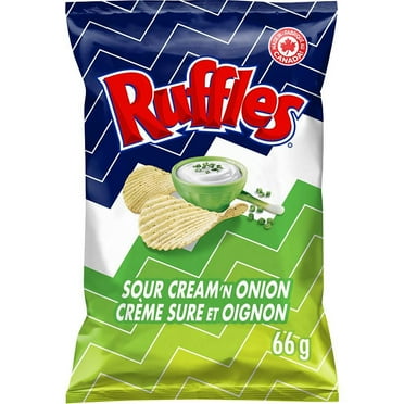 Ruffles Sour Cream 'n Onion Flavoured Potato Chips