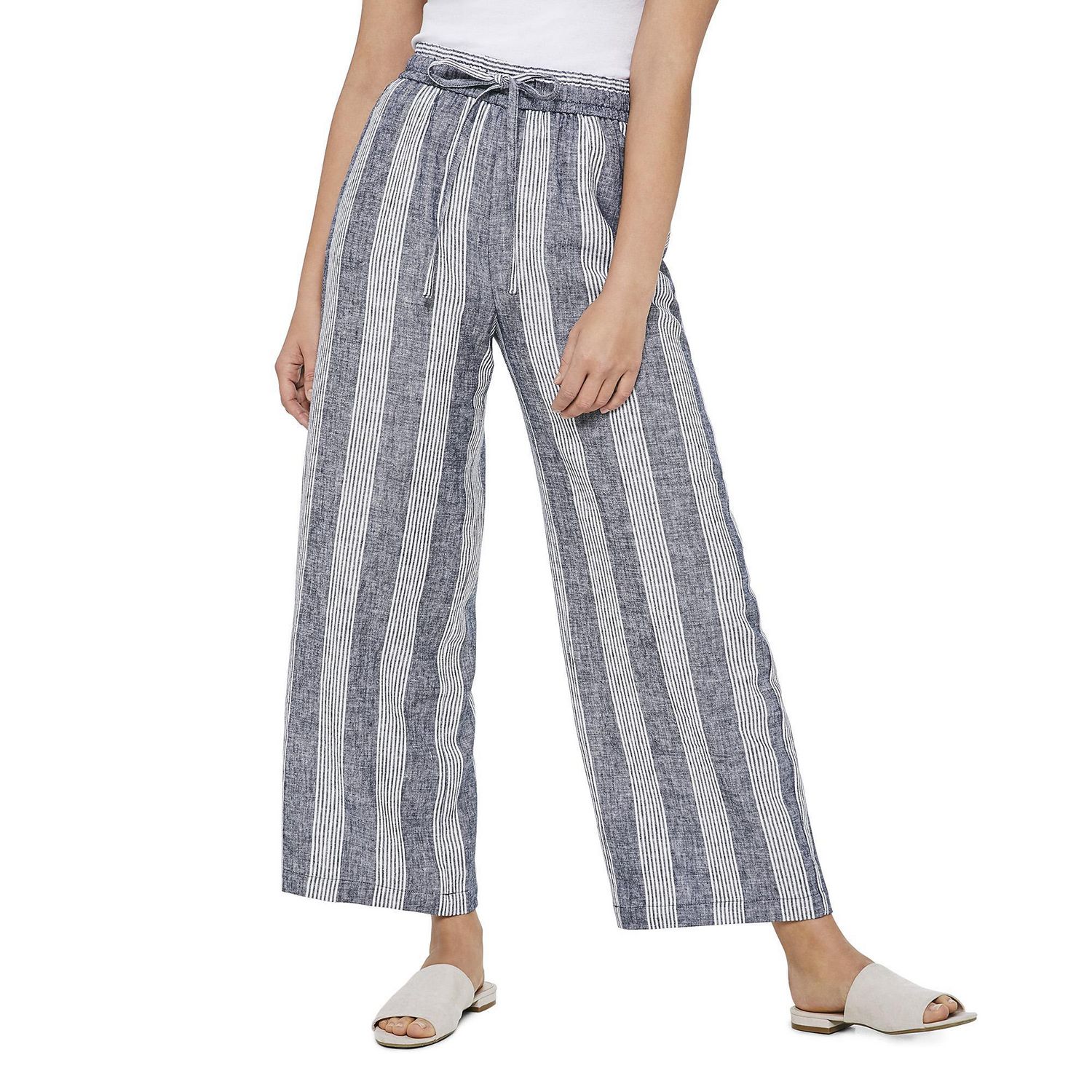 George Women's Wide Leg Linen Pant | Walmart Canada