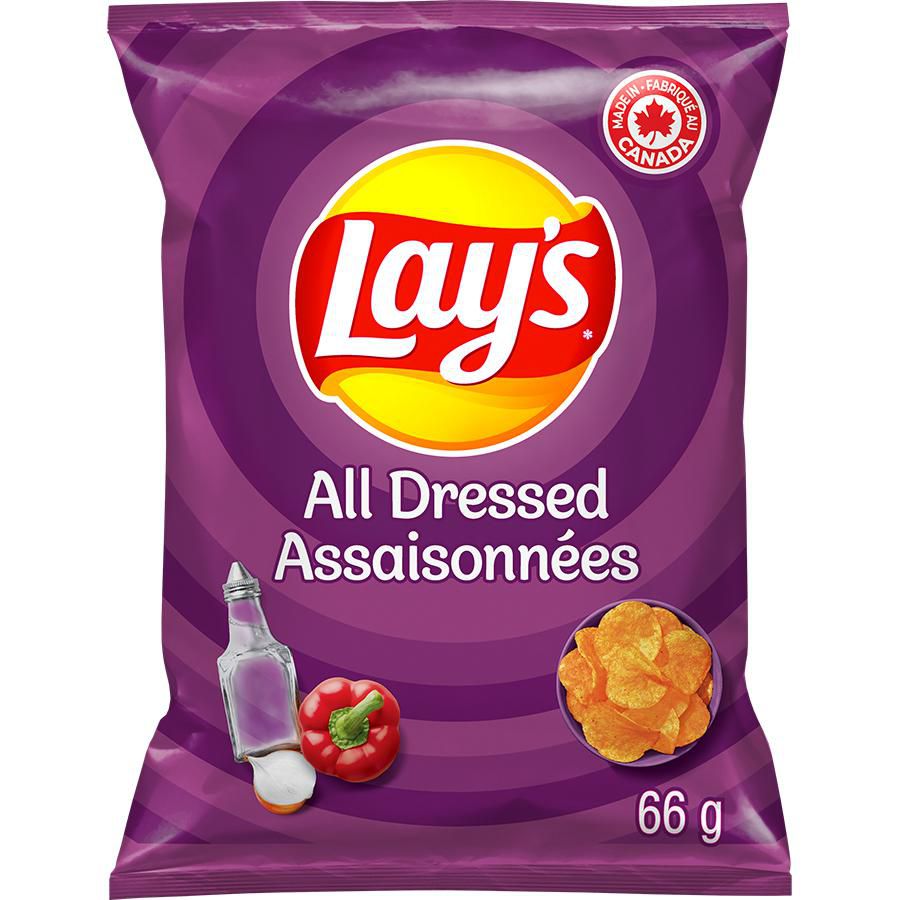 Lay's: lot 12 et 15 paquets Chips