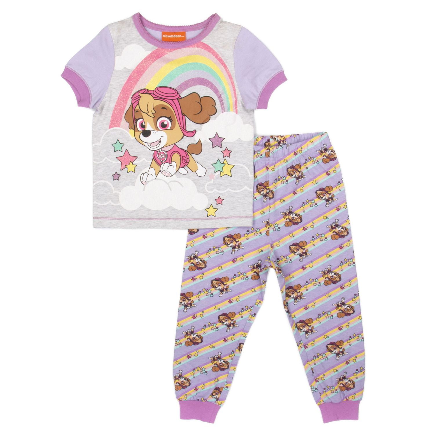Paw Patrol Toddler Girl's 2-Piece Long Sleeve Pajama Set | Walmart Canada