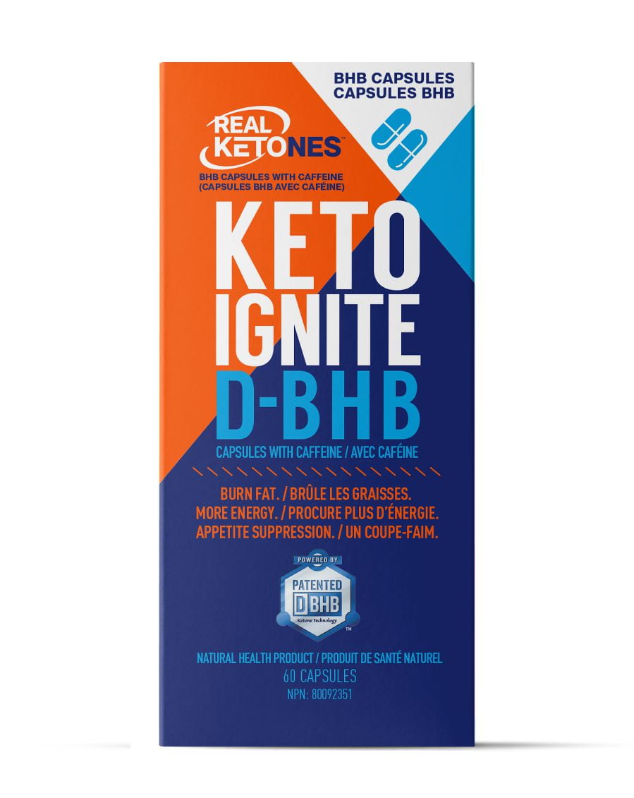 Real Ketones Keto BHB Capsules with caffeine
