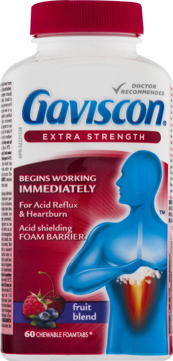 Gaviscon Extra Strength Fruit Blend