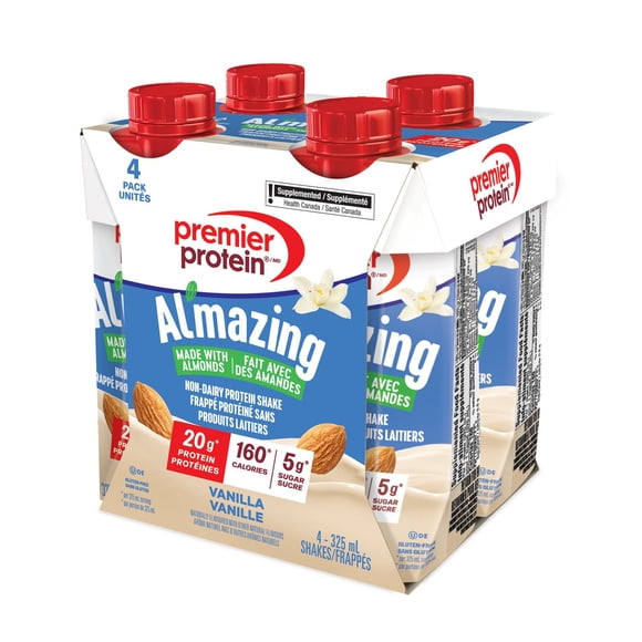 Premier Protein Al'mazing Vanilla Non-Dairy Protein Shake, 4 pack