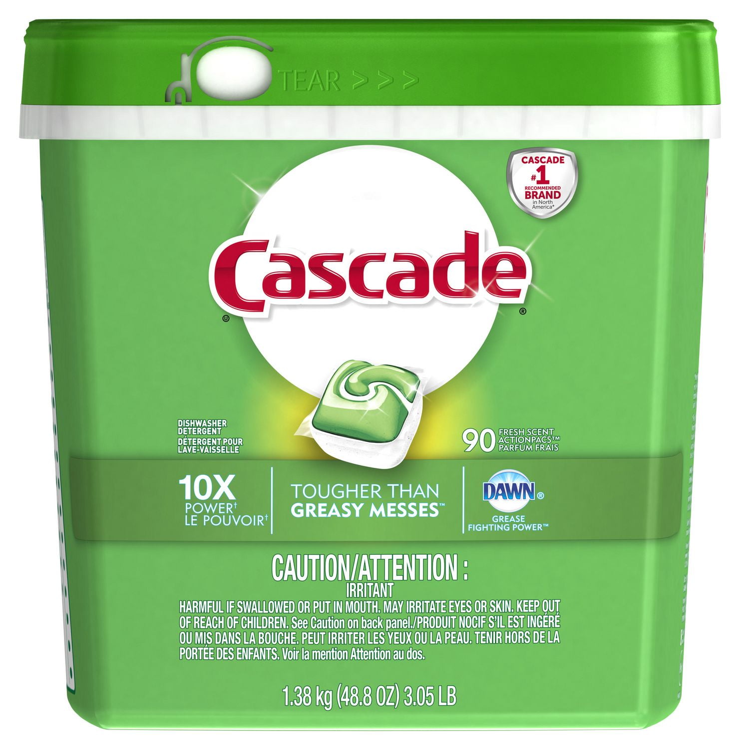 Cascade ActionPacs with The greasefighting Power of Dawn Walmart Canada