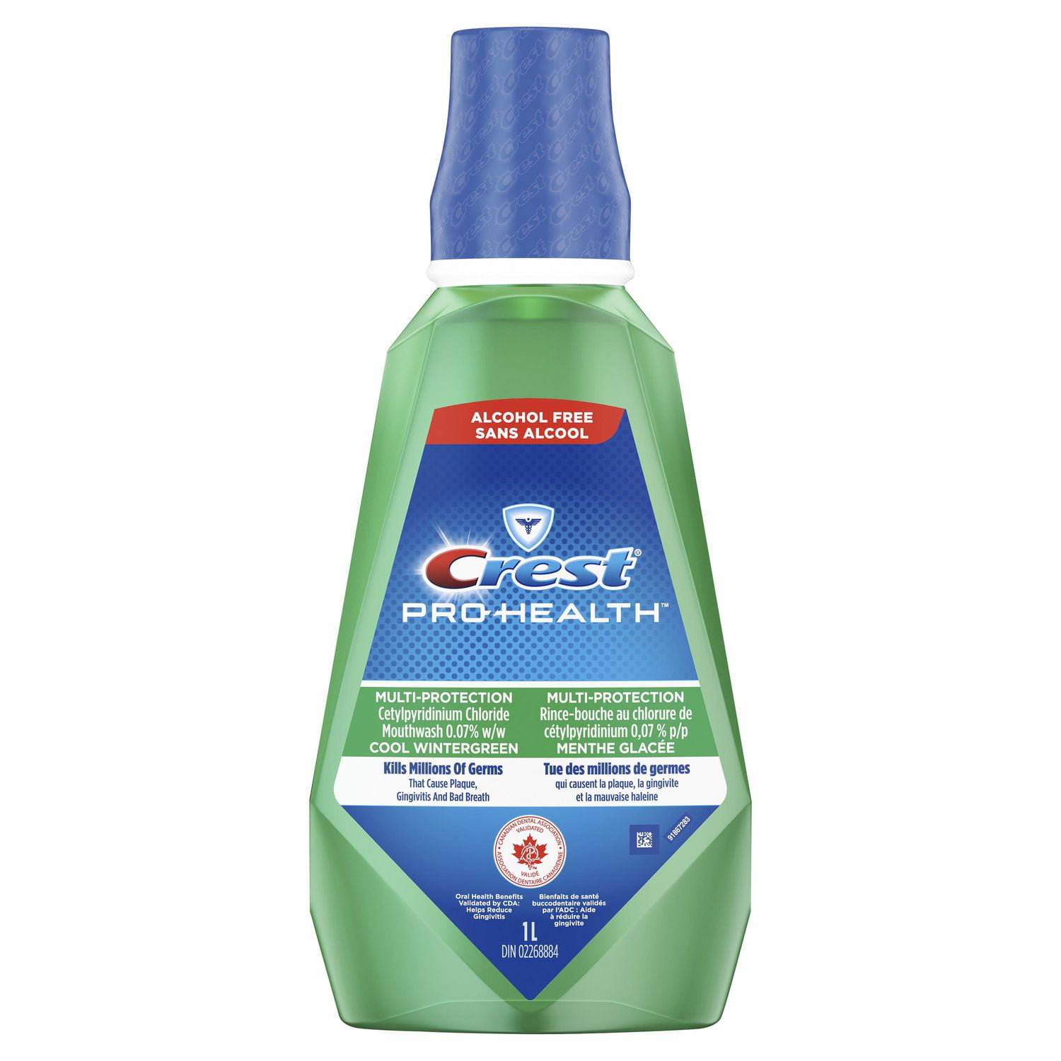 Crest ProHealth MultiProtection Alcohol Free Mouthwash with CPC