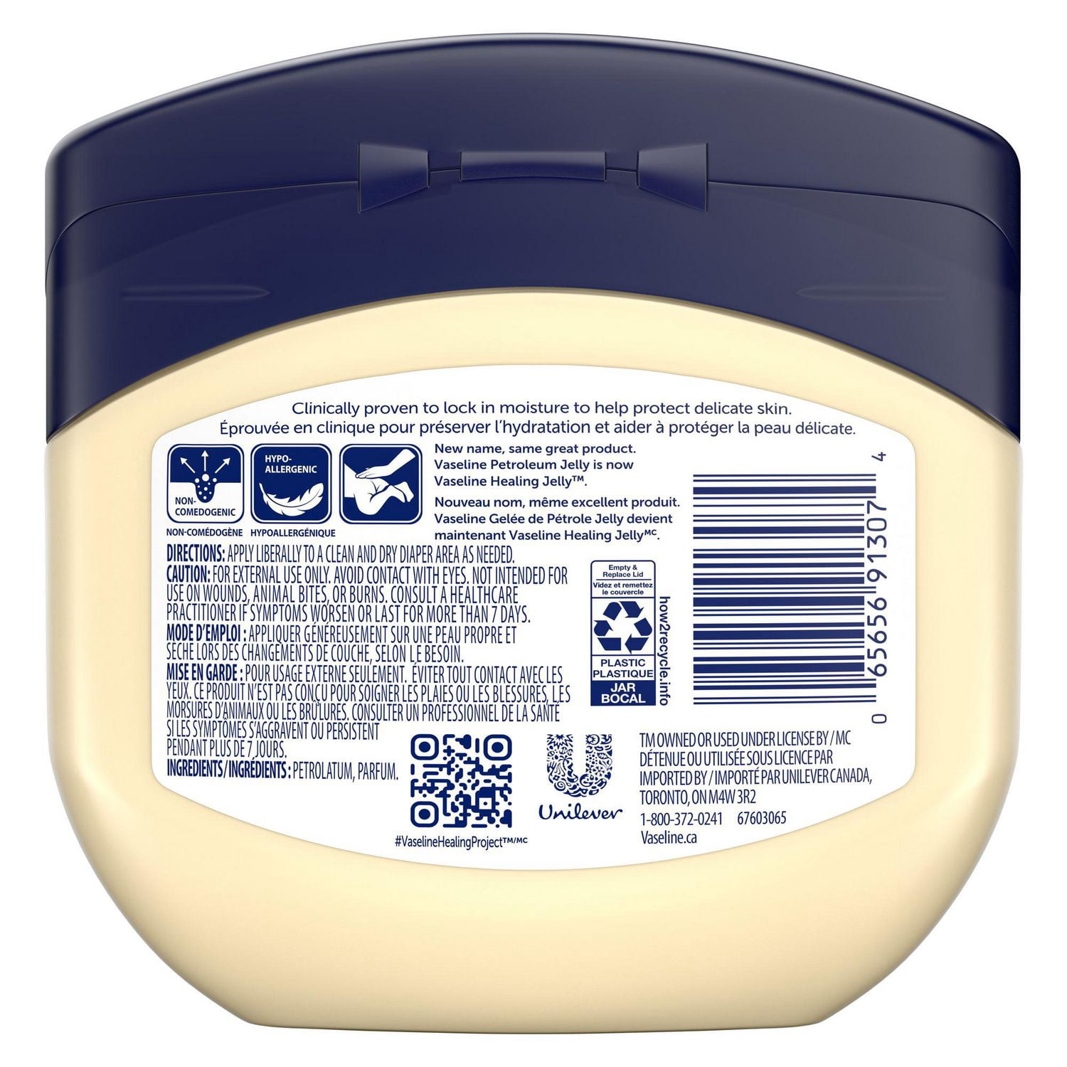 Gelee De Petrole Vaseline Healing Jelly Bebe Walmart Canada
