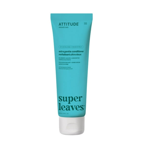 ATTITUDE super leaves, Extra Gentle Conditioner, Unscented, 240 mL