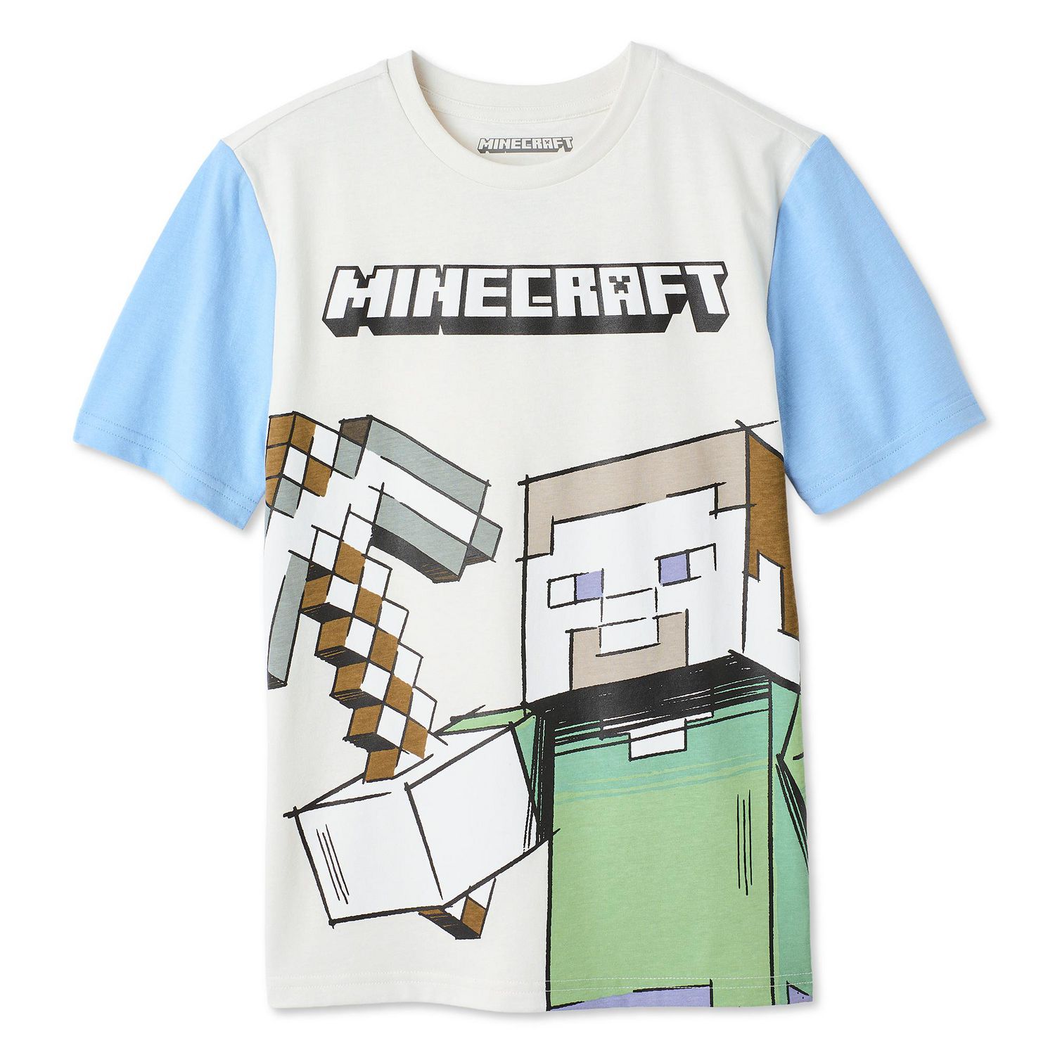 T-shirt à imprimé graphique Minecraft pour garçons