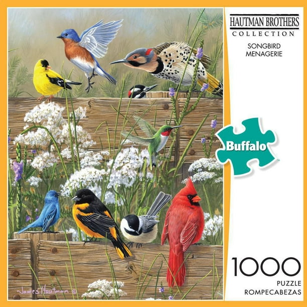 Buffalo Games Hautman Brothers Collection Songbird Menagerie 1000 Piece ...