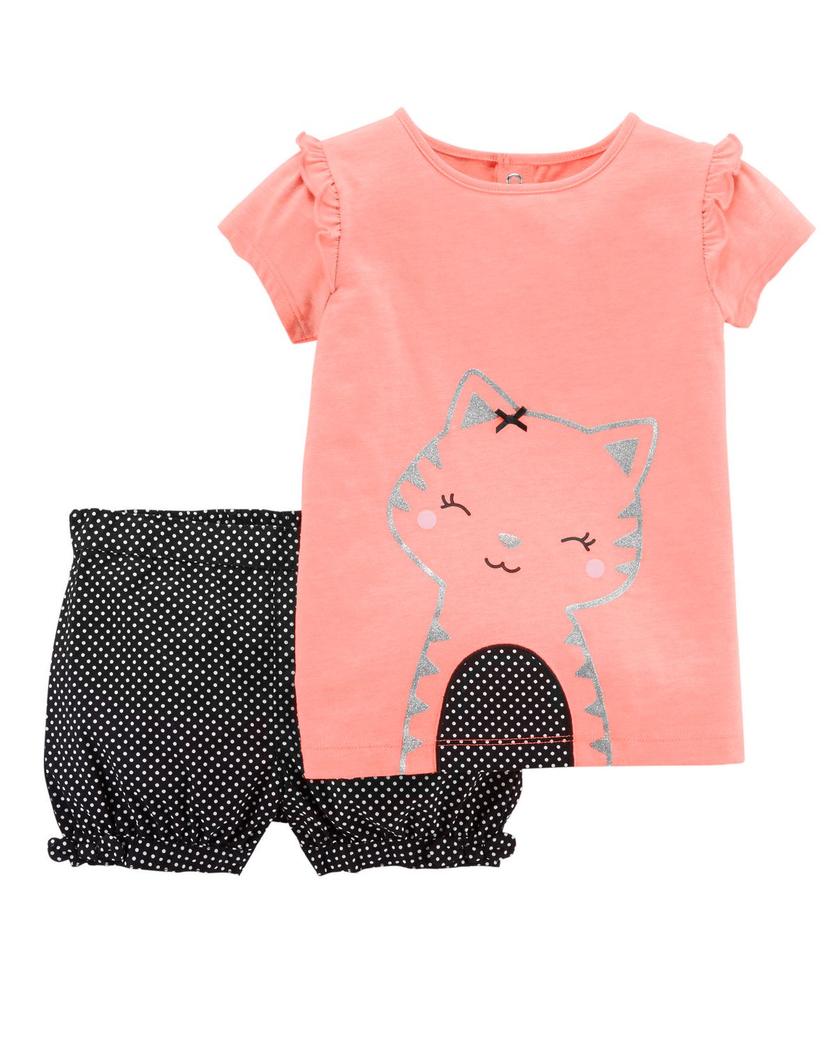 Child of Mine made by Carter's Infant Girls 2pc Clothing set-Kitty ...