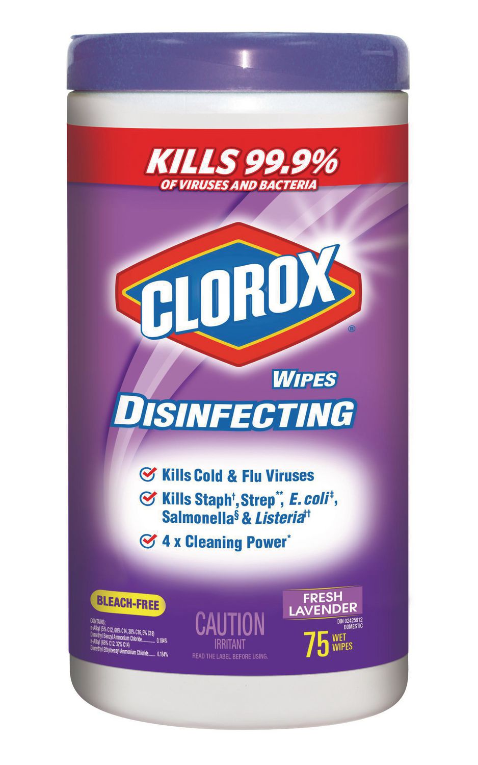 Clorox Disinfecting Wipes, Lavender, 75 Count | Walmart Canada