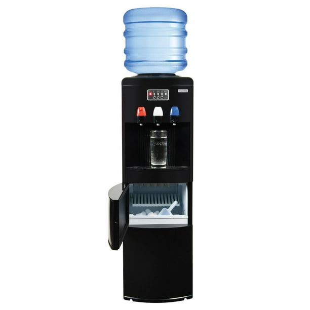 Igloo IWCTLICM353CRHBKS Distributeur d'eau chaude, froide et à température  ambiante avec machine à glaçons 