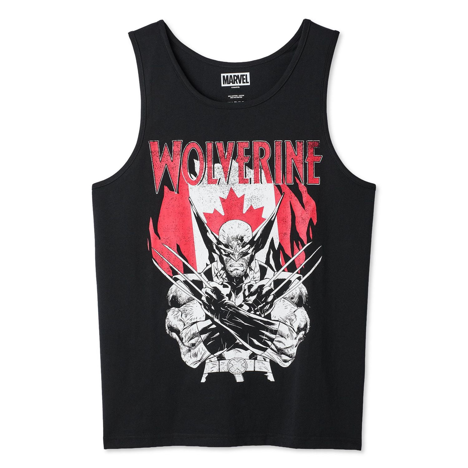 Marvel Men's Wolverine Canada Tank Top