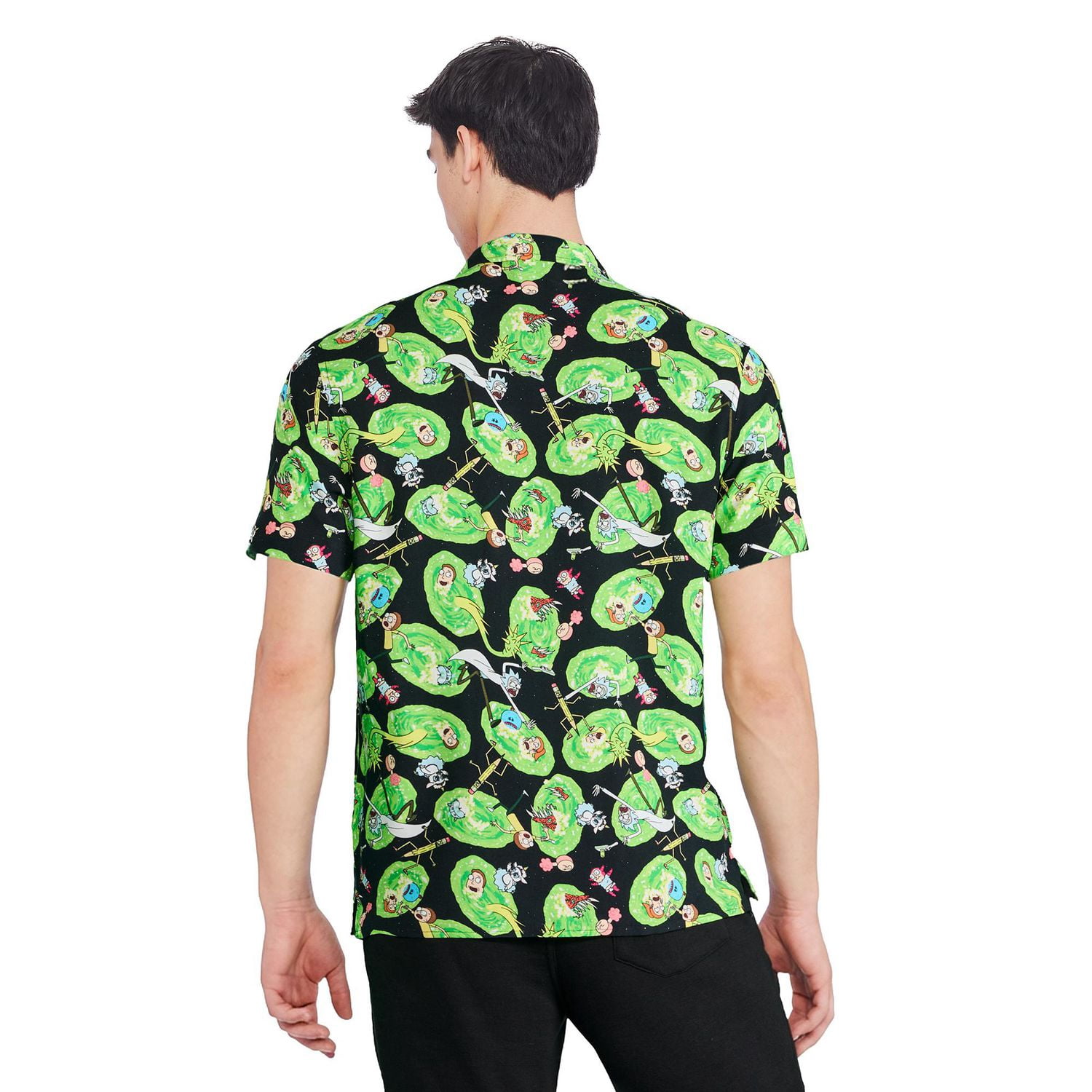 Chemise de villégiature Rick et Morty pour hommes