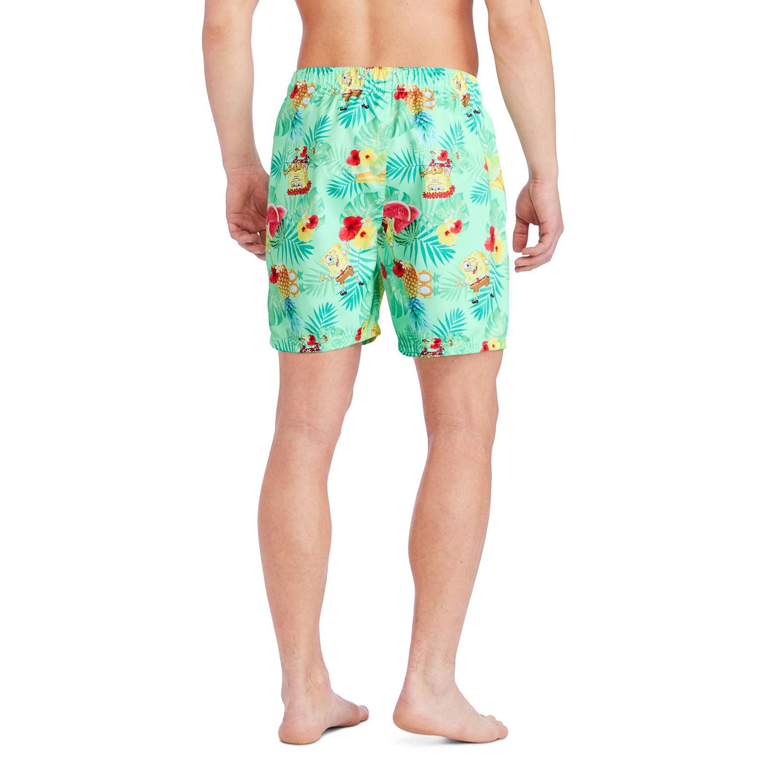 Nickelodeon Men's SpongeBob SquarePants Swim Trunk