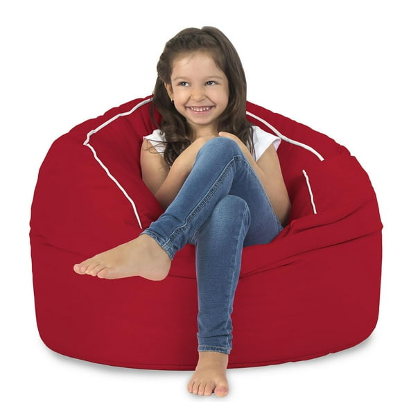 Housse de sac à billes à motif de Tambour en rouge de Lounge & Co 1 housse de sac à billes