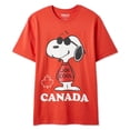 thumbnail image 3 of Peanuts Men's Snoopy Joe Cool Canada T-Shirt, 3 of 3