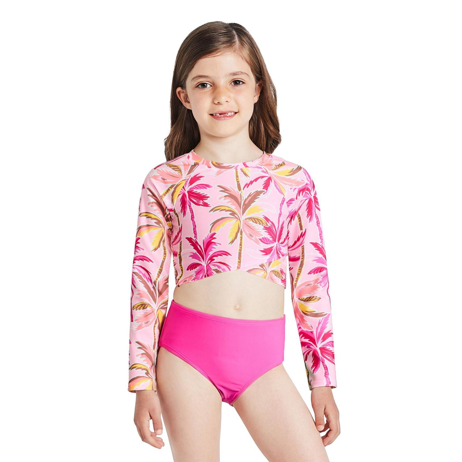 George Girls' Three Piece Rashguard and Bikini Set