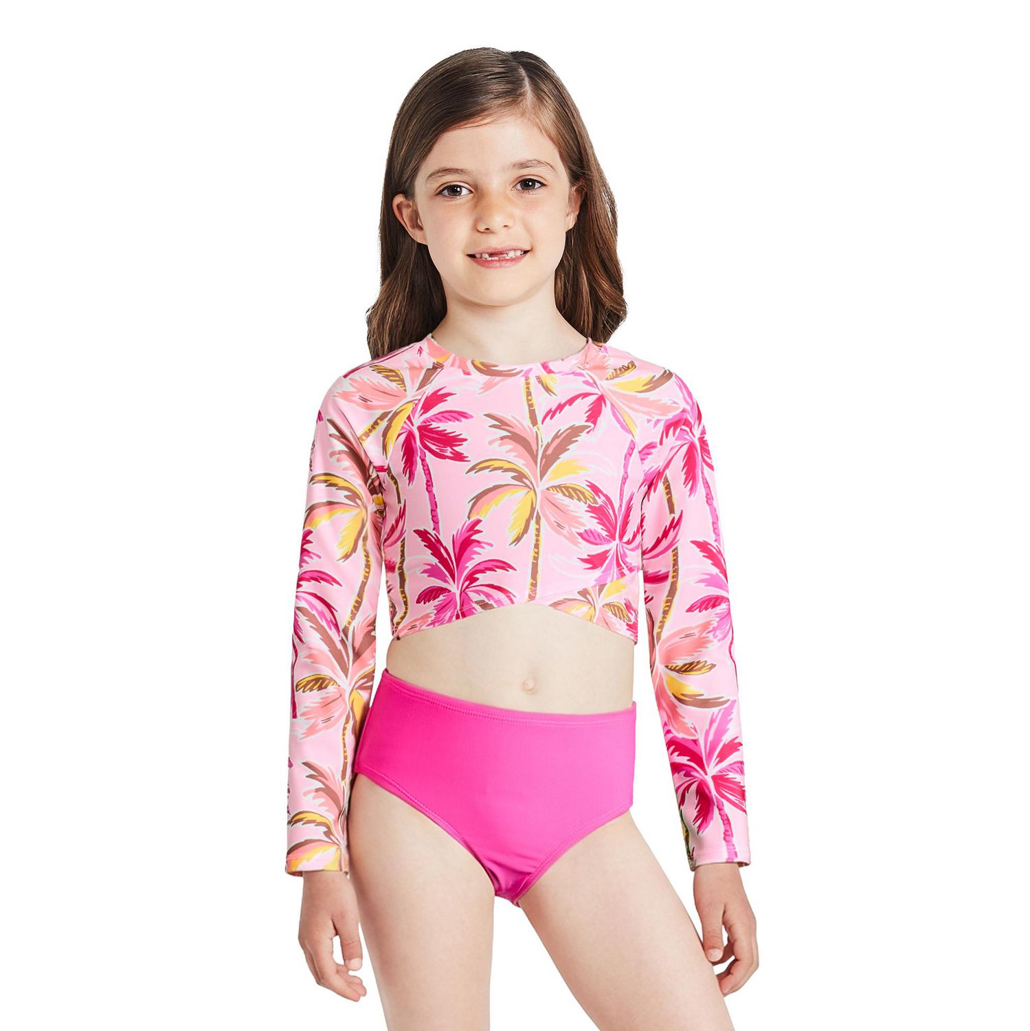 Ensemble 3 pièces avec bikini et haut anti-UV George pour filles