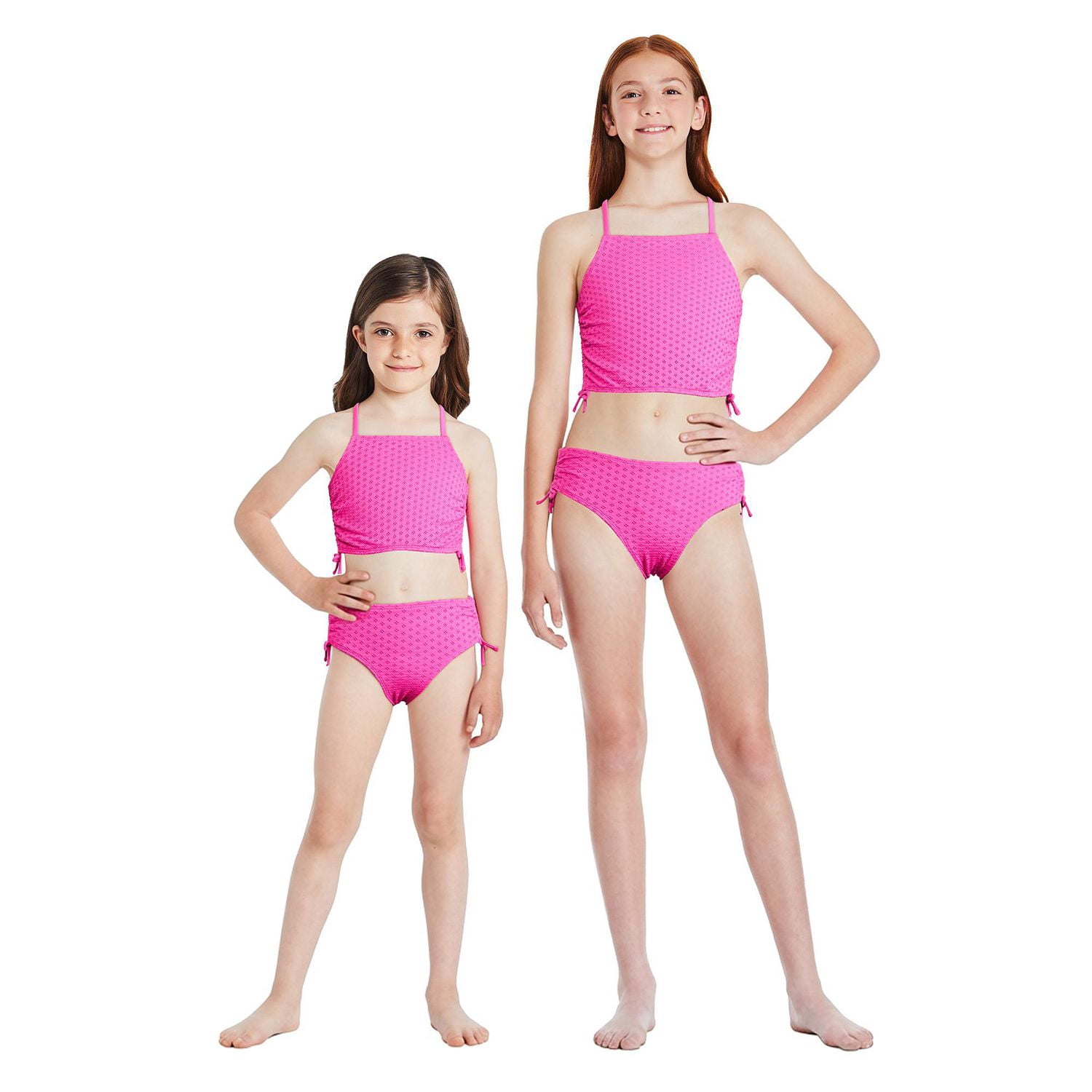 George Girls' Two Piece Eyelet Bikini Set