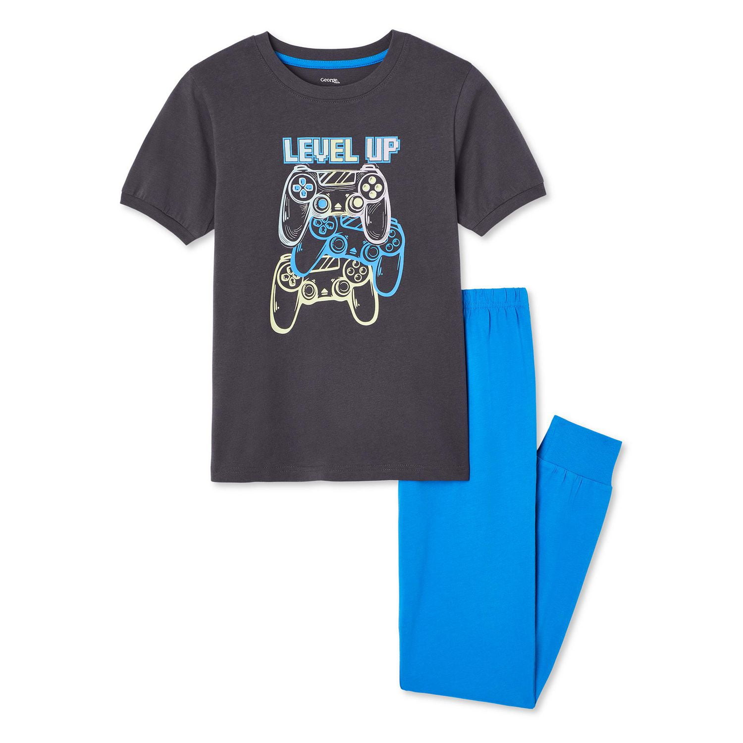 George Boys' Pajama 2-Piece Set, Sizes XS-XL
