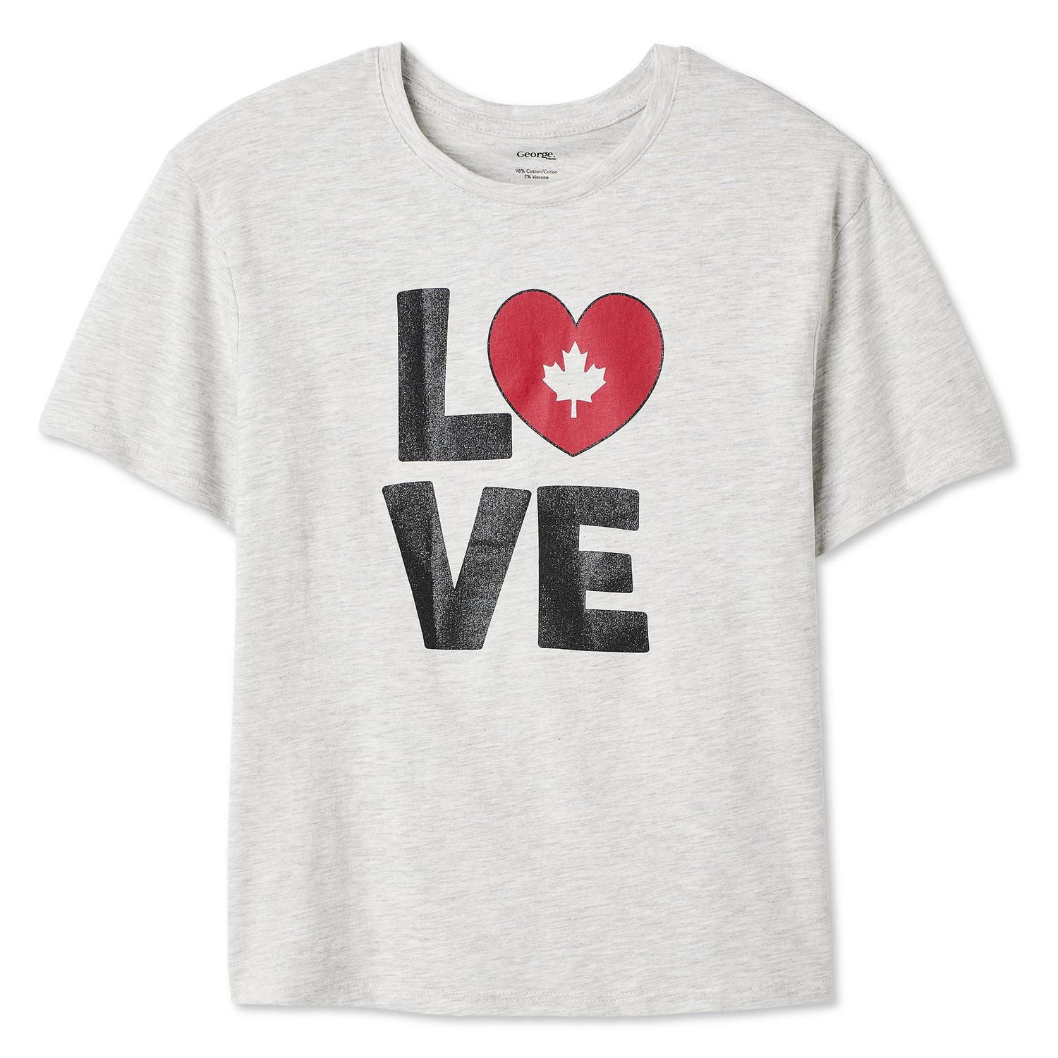 T-shirt fête du Canada George pour filles