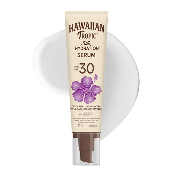 Hawaiian Tropic Silk Hydration Sunscreen Lotion Serum SPF 30, Serum