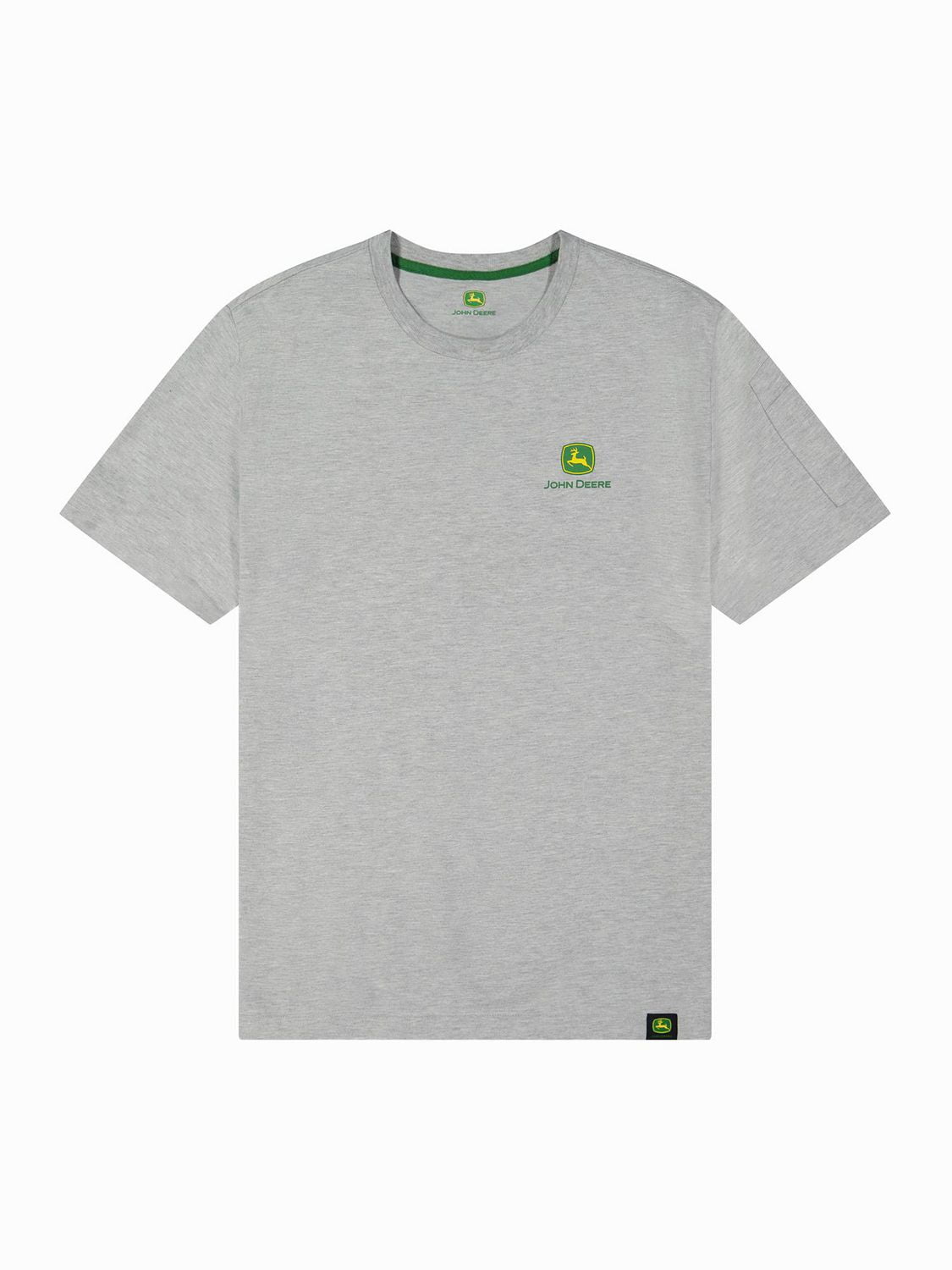 T-shirt col rond pour homme John Deere, manches courtes