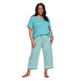 thumbnail image 1 of Iyla Women's Plus Two Piece Pajama Set, 1 of 6