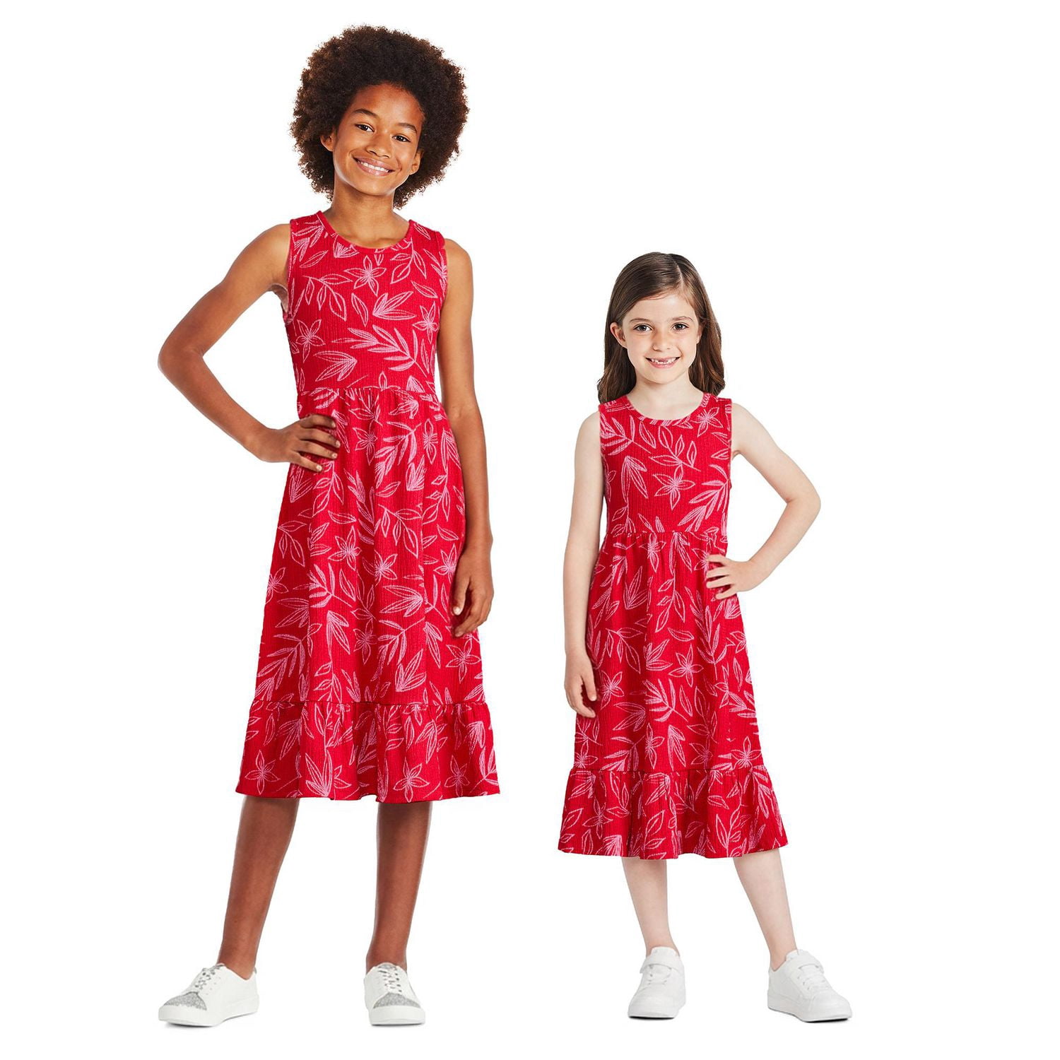 George Girls' Crinkled Racerback Dress